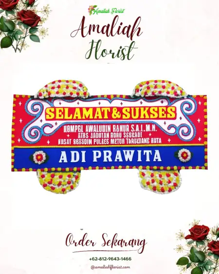 Papan Bunga Ucapan Selamat Kaliasin